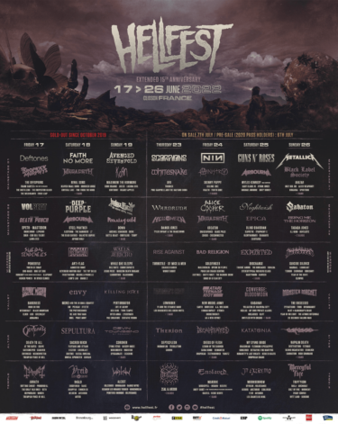 世界最大級のメタル・フェス"HELLFEST"、来年6月に計7日間で開催決定＆約350バンドの豪華ラインナップ発表！日本からホルモン、Crystal Lake、envy、MONOも出演！ – 激ロック ニュース