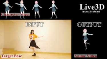 アニメキャラのダンス動画を自動作成するAI 4枚の立ち絵から生成可能（ITmedia NEWS） – Yahoo!ニュース – Yahoo!ニュース