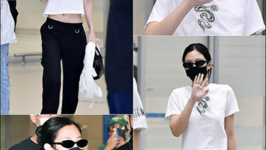 V（BTS）と熱愛説”JENNIE（BLACKPINK）、空港で着用していたTシャツの｢価格｣が話題に – WoW!Korea
